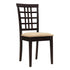 Kelso Lattice Back Dining Chairs Cappuccino (Set of 2) 190822