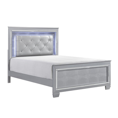(3) FULL BED W/LED HEADBOARD 1916F-1*
