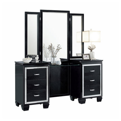 (3) VANITY SET 1916BK-15*