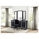 (3) VANITY SET 1916BK-15*