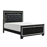 (3) CK BED W/LED HEADBOARD 1916KBK-1CK*