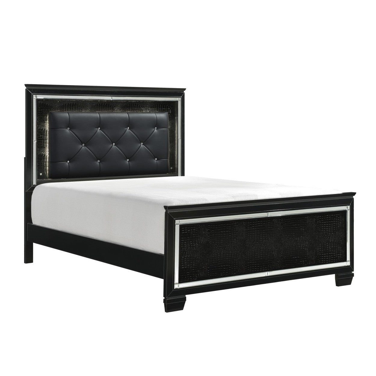 (3) CK BED W/LED HEADBOARD 1916KBK-1CK*