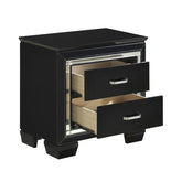 NIGHT STAND, BLACK 1916BK-4