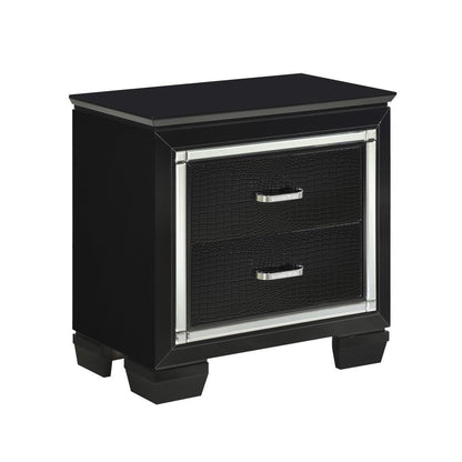 NIGHT STAND, BLACK 1916BK-4