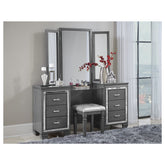 VANITY STOOL 1916GY-14