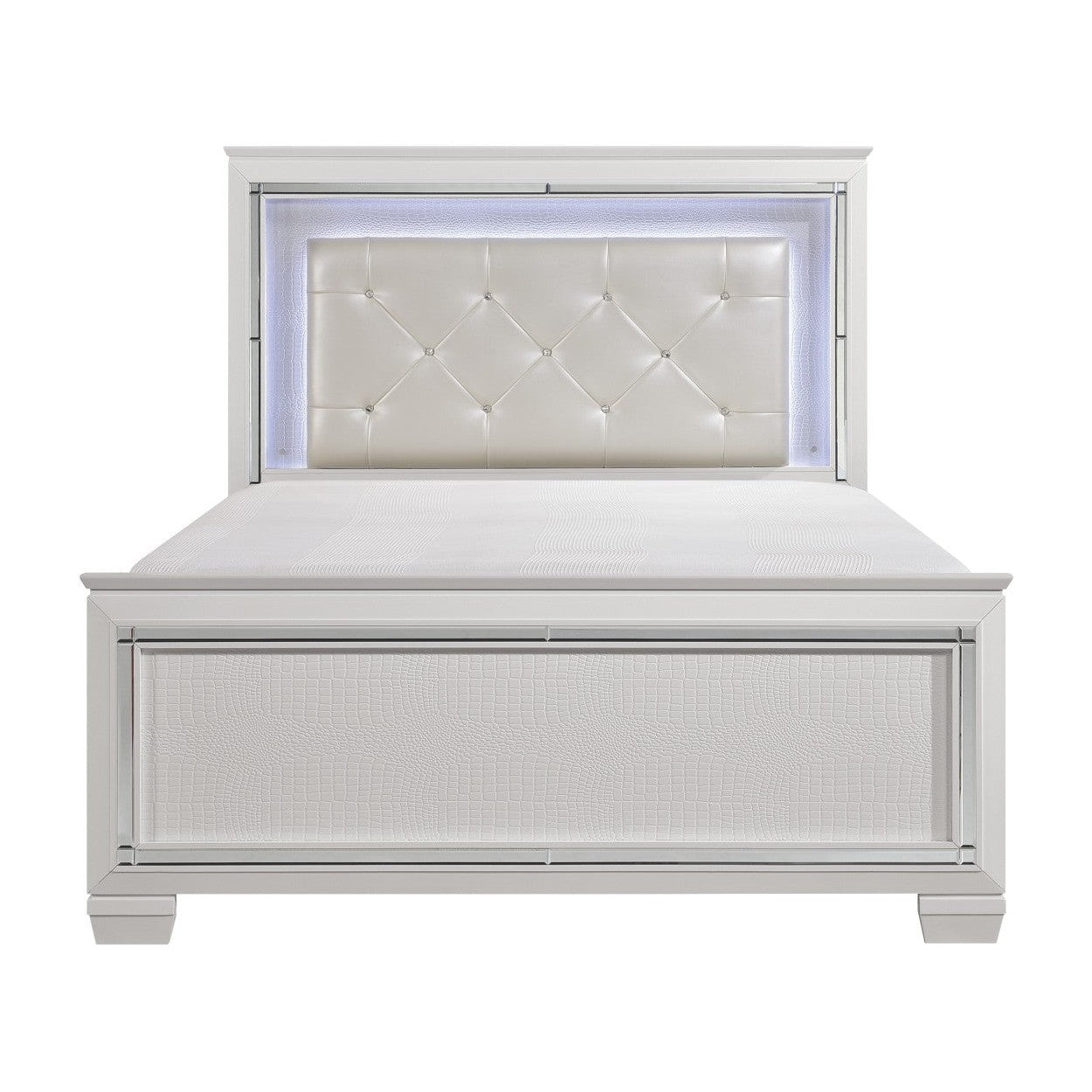 (3) EK BED, LED HEADBOARD 1916KW-1EK*