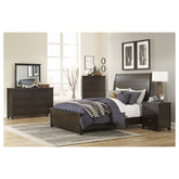 (3) Queen Sleigh Bed 1923-1*