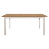 Kirby Rectangular Dining Table with Butterfly Leaf Natural and Rustic Off White 192691