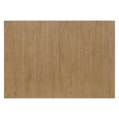 Kirby Rectangular Dining Table with Butterfly Leaf Natural and Rustic Off White 192691