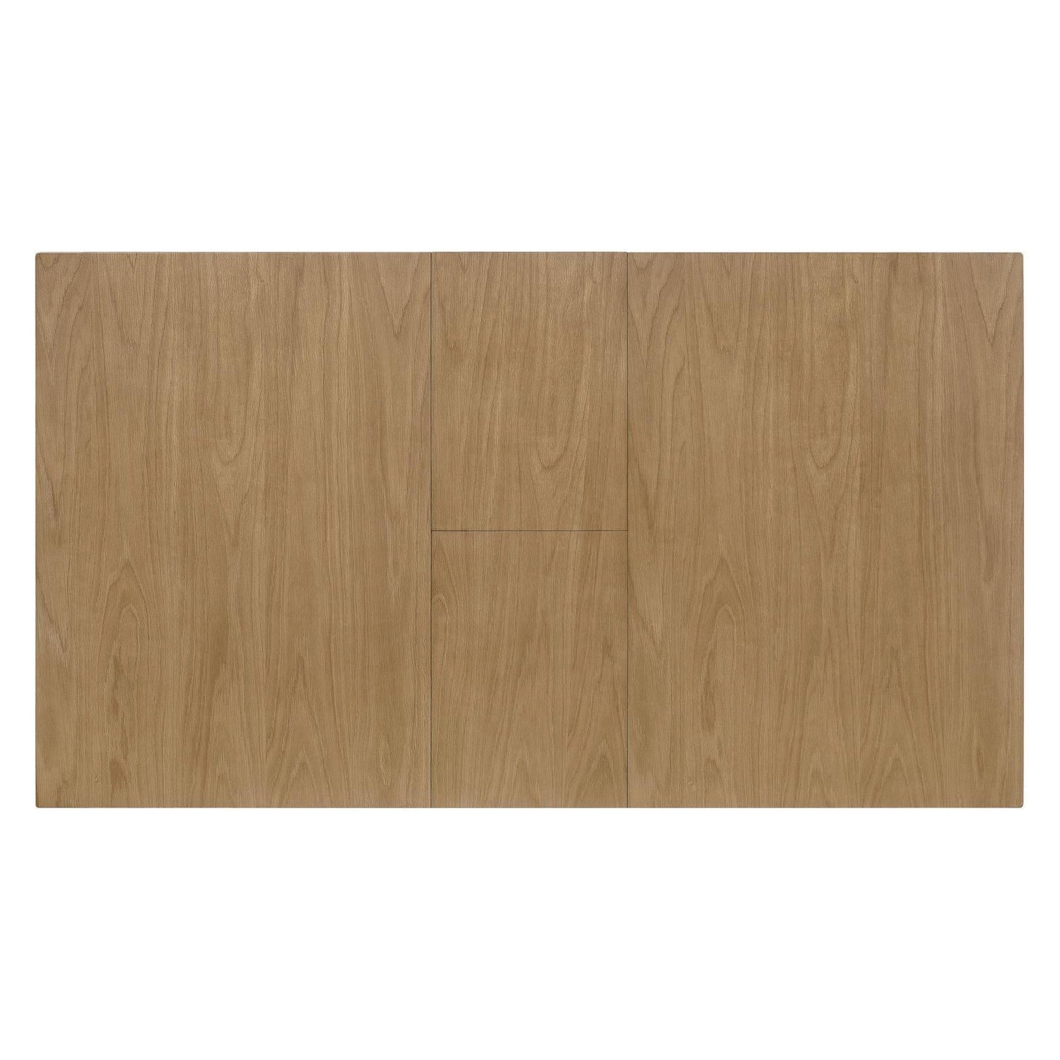 Kirby Rectangular Dining Table with Butterfly Leaf Natural and Rustic Off White 192691
