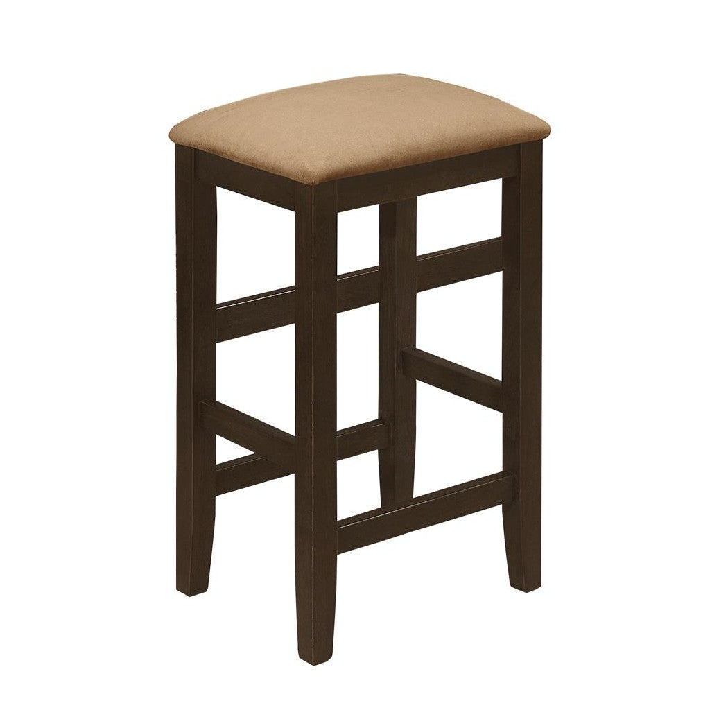 Carmina Counter Height Stools Cappuccino (Set of 4) 193479