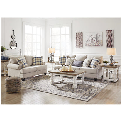 Meggett Sofa and Loveseat Ash-19504U1