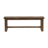 52" BENCH, ALL RUBBERWD SOLID 1957-13