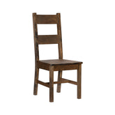 \SIDE CHAIR, ALL RUBBERWD SOLID 1957S