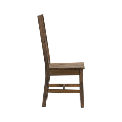 \SIDE CHAIR, ALL RUBBERWD SOLID 1957S