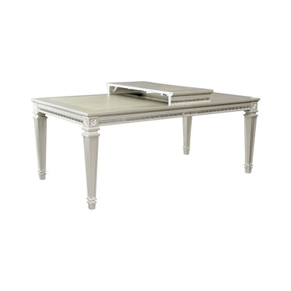 DINING TBL, 18&quot; LF, ACRYLIC, SILVER 1958-96