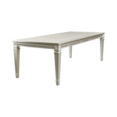 DINING TBL, 18" LF, ACRYLIC, SILVER 1958-96