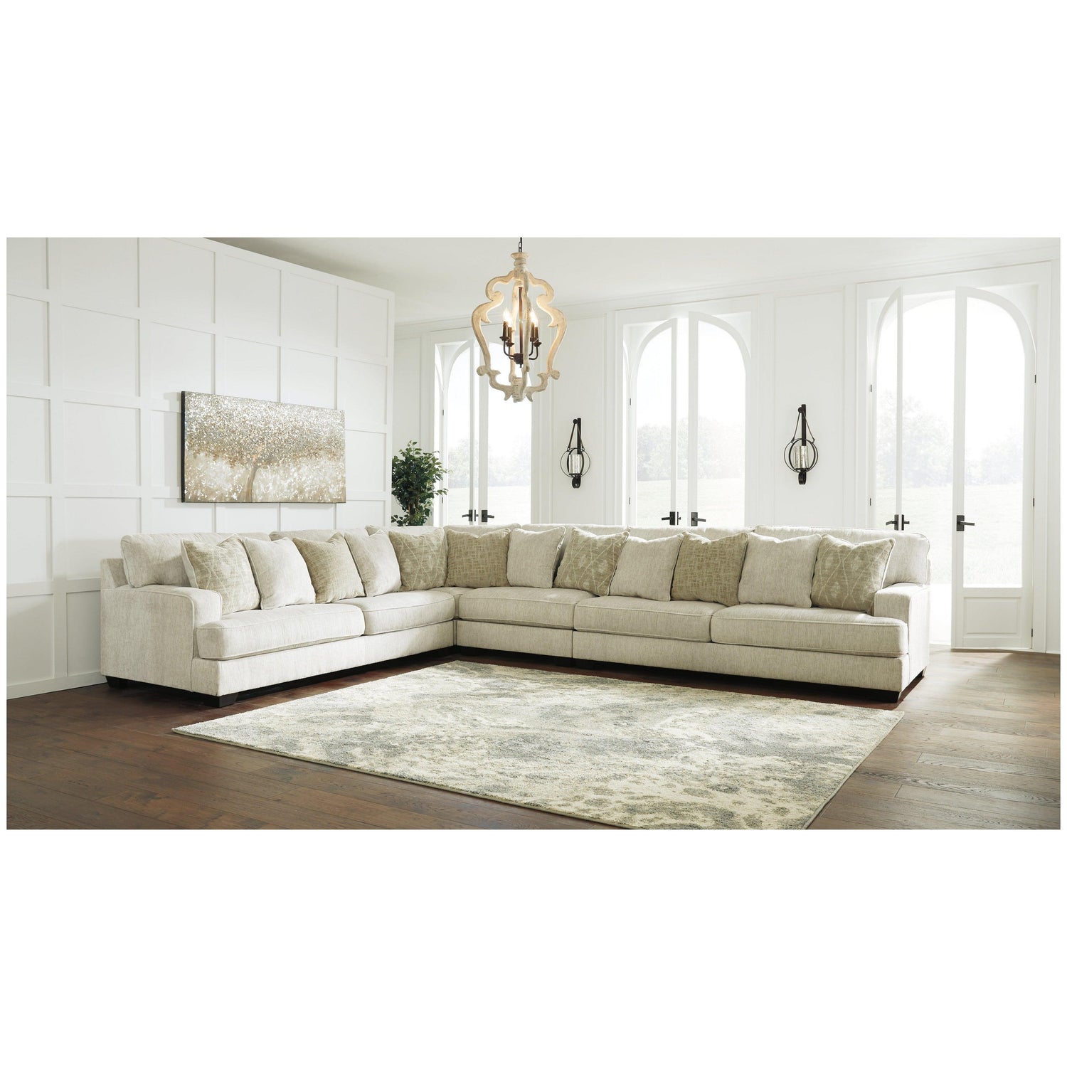 Rawcliffe 4-Piece Sectional Ash-19604S2