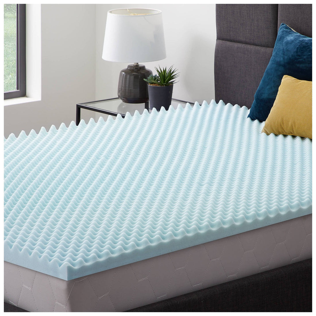 2&quot; Convoluted Gel Memory Foam Topper - WK20TT30COGT - Underkut