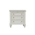 Sandy Beach 3-drawer Nightstand White 201302