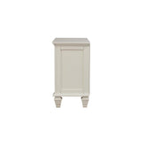 Sandy Beach 3-drawer Nightstand White 201302