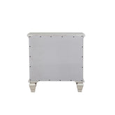 Sandy Beach 3-drawer Nightstand White 201302