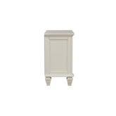 Sandy Beach 3-drawer Nightstand White 201302
