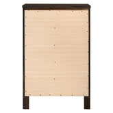 Carlton 5-drawer Rectangular Chest Cappuccino 202095