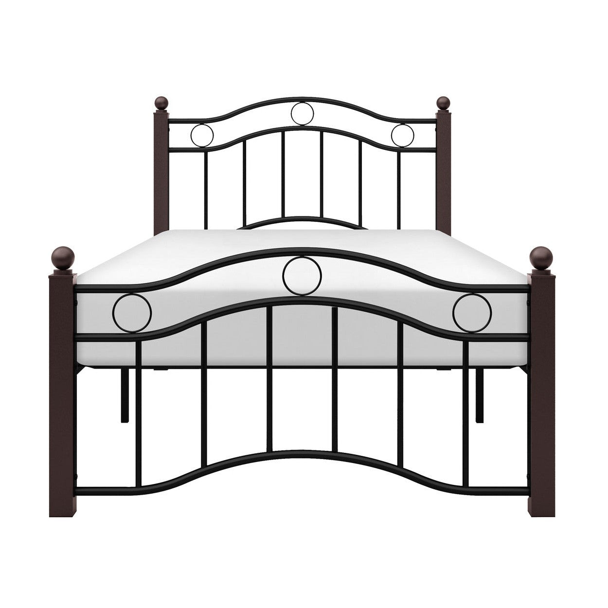 TWIN METAL PLATFORM BED 2020TBK-1