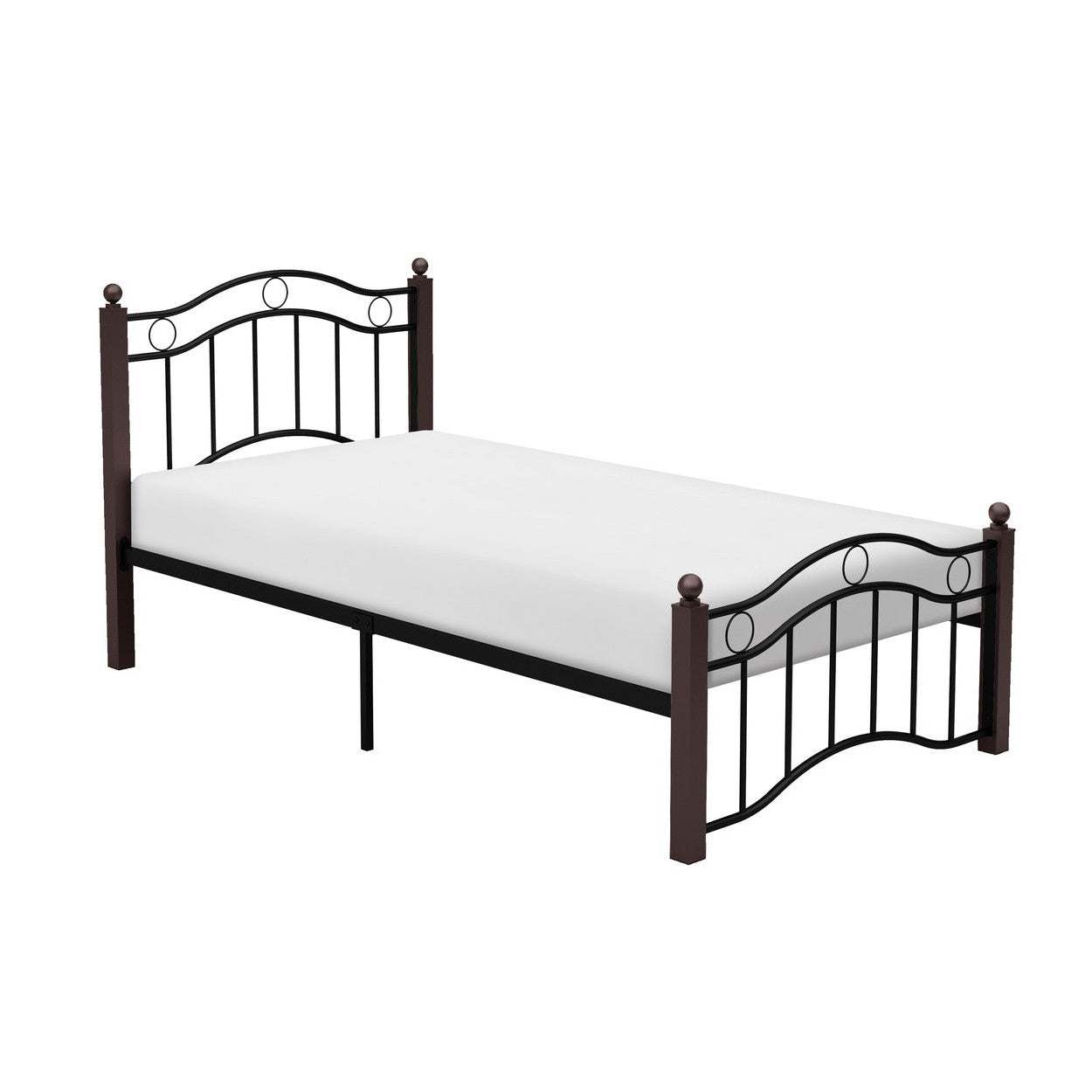 TWIN METAL PLATFORM BED 2020TBK-1