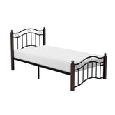 TWIN METAL PLATFORM BED 2020TBK-1