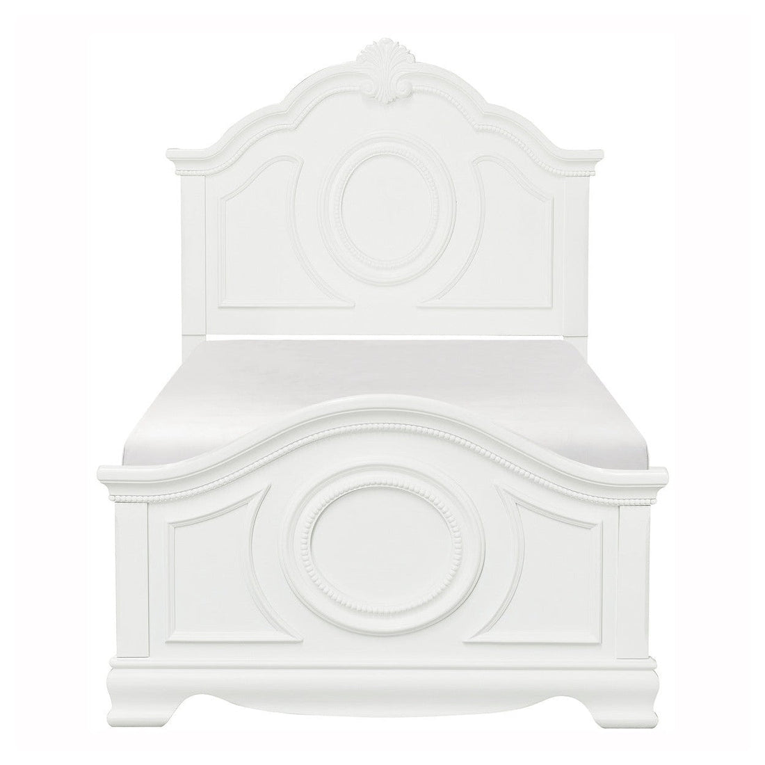 (3) TWIN BED, WHITE FIN. 2039TW-1*