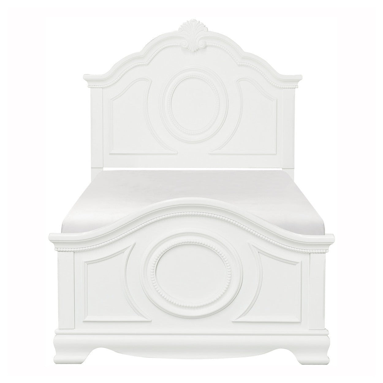 (3) TWIN BED, WHITE FIN. 2039TW-1*