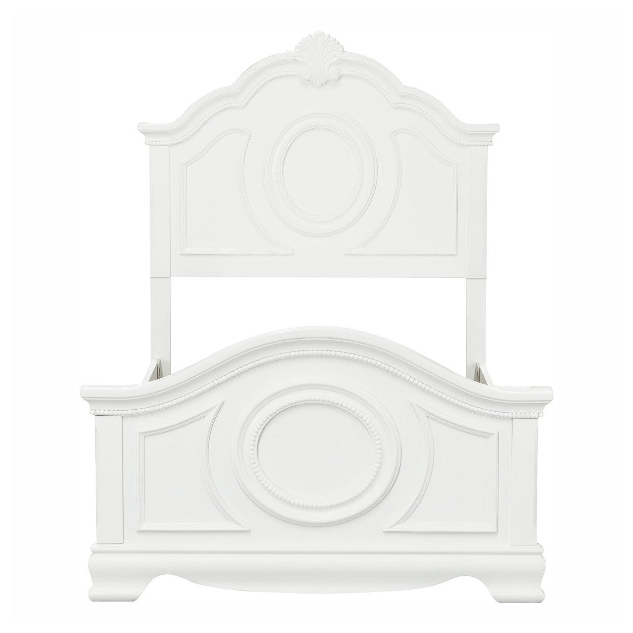 (3) TWIN BED, WHITE FIN. 2039TW-1*
