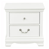 NIGHT STAND, WHITE FIN. 2039W-4