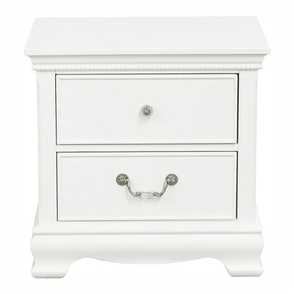 NIGHT STAND, WHITE FIN. 2039W-4