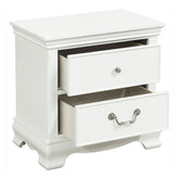 NIGHT STAND, WHITE FIN. 2039W-4