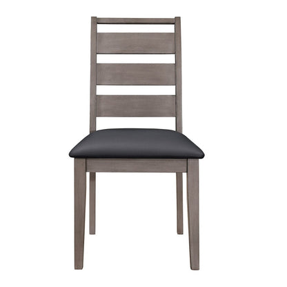 Side Chair, Black PU 2042S