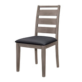 Side Chair, Black PU 2042S