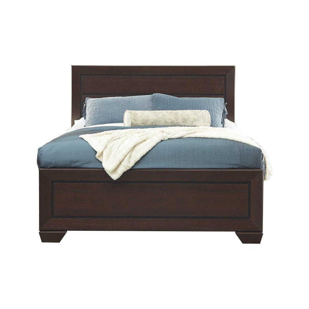 Kauffman Queen Panel Bed Dark Cocoa 204391Q