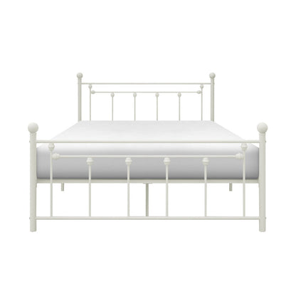 FULL METAL PLFM BED, WHITE 2048FW-1