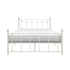 FULL METAL PLFM BED, WHITE 2048FW-1