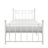 TWIN METAL PLFM BED, WHITE 2048TW-1