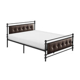 FULL METAL PLFM BED, UPHL HB/FB 2050F-1