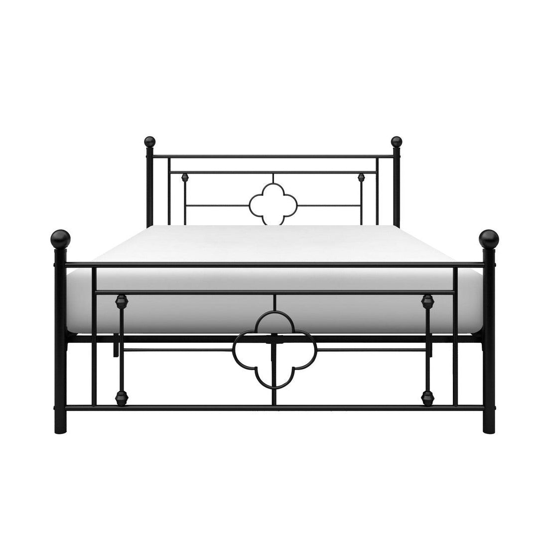 FULL METAL PLFM BED, BLK 2051FBK-1