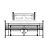 FULL METAL PLFM BED, BLK 2051FBK-1