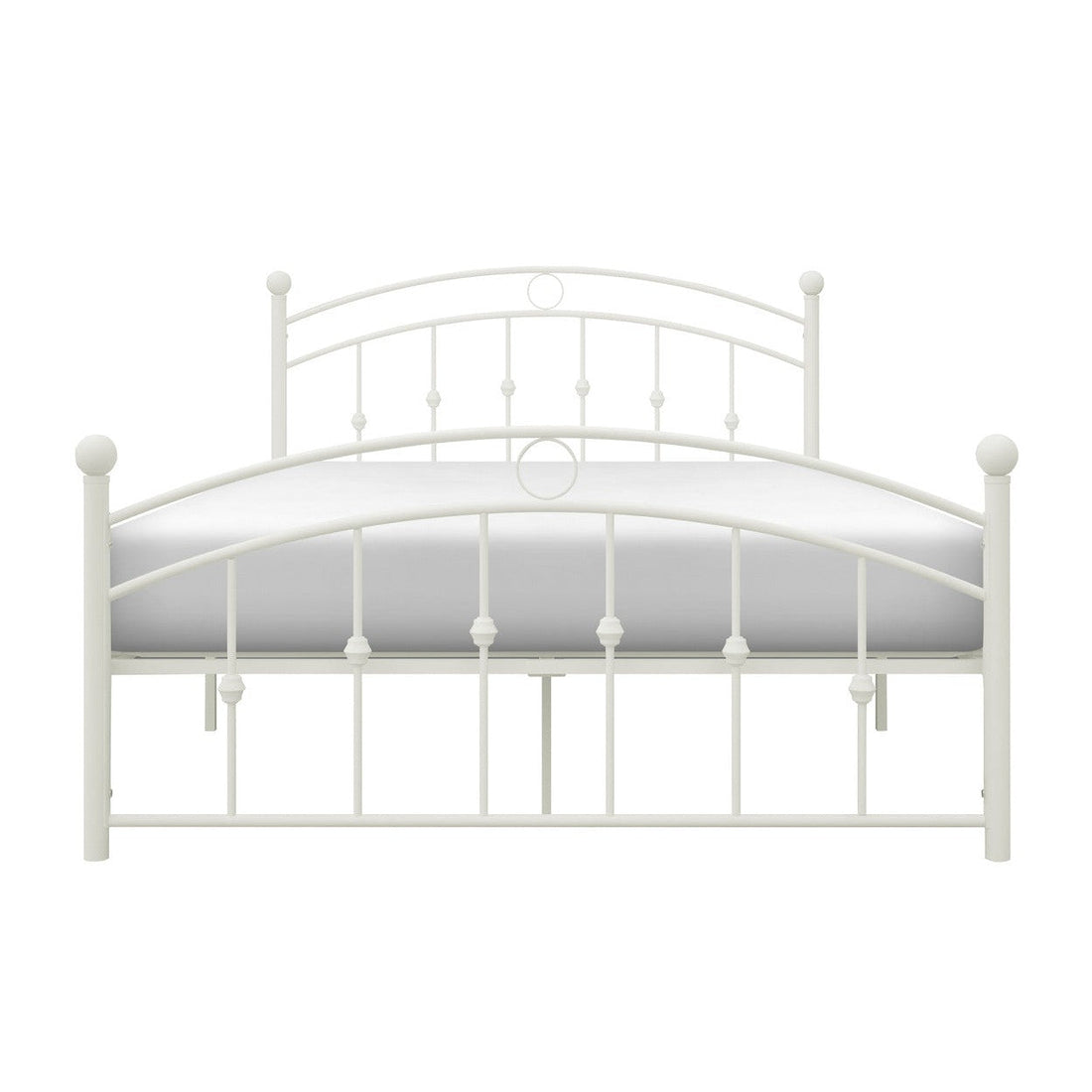 FULL METAL PLFM BED, WHITE 2052FW-1