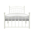 TWIN METAL PLFM BED, WHITE 2052TW-1