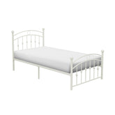 TWIN METAL PLFM BED, WHITE 2052TW-1