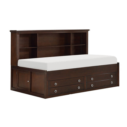 (2) Twin Lounge Storage Bed, Espresso 2058CPRT-1*